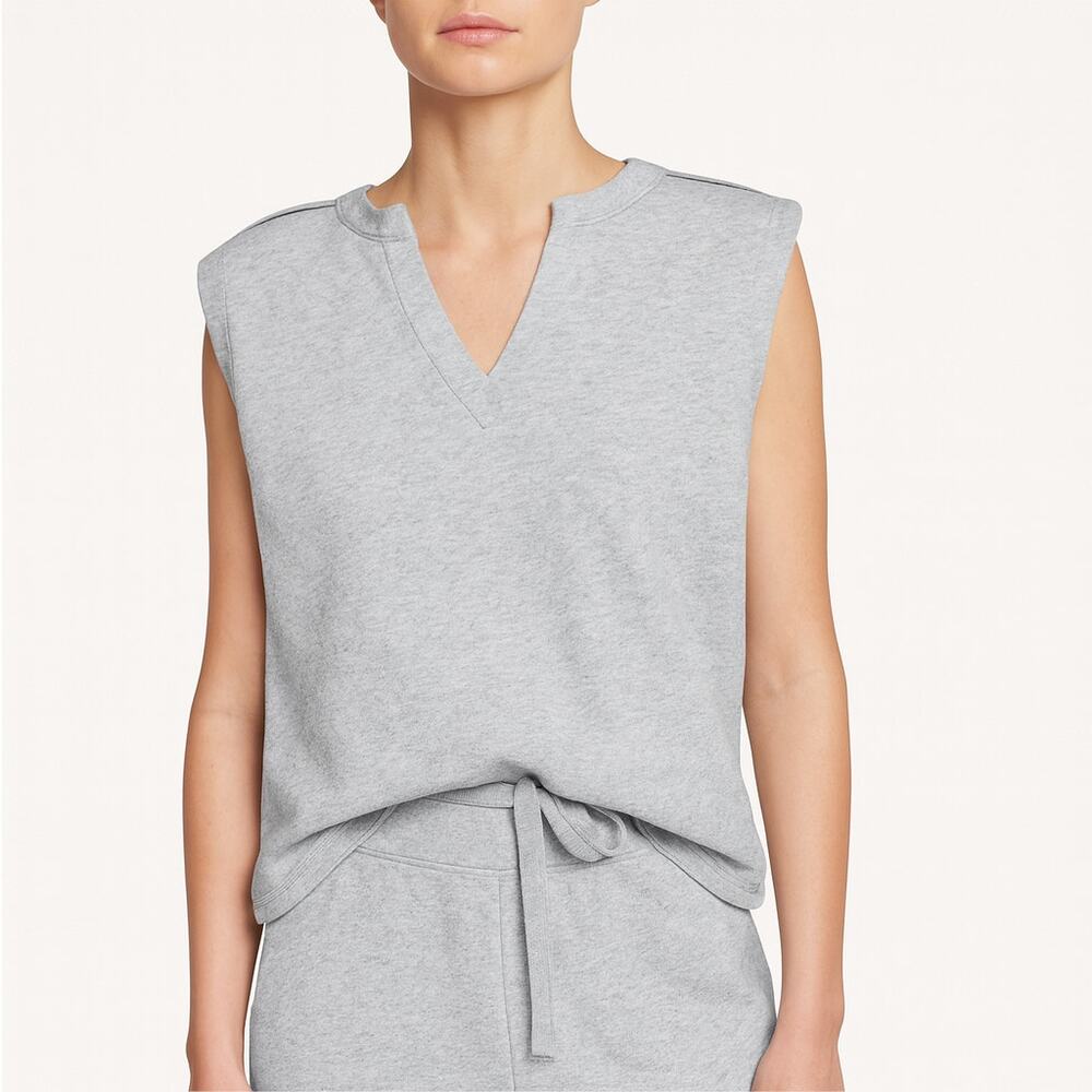BROCHU WALKER The Amare Tee in Heather Gray size Small